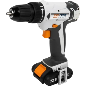 Дрель-шуруповерт аккумуляторная Dexter Power CDT112LD.T, 12 В Li-ion 2 Ач