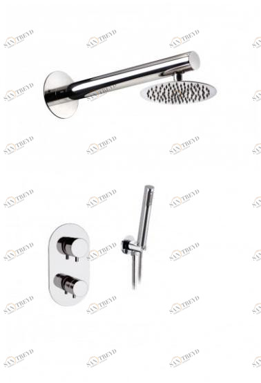 Ama Luxury Shower Душевой набор из нержавеющей стали с ручным душем с верхним душем sun-id-1375933