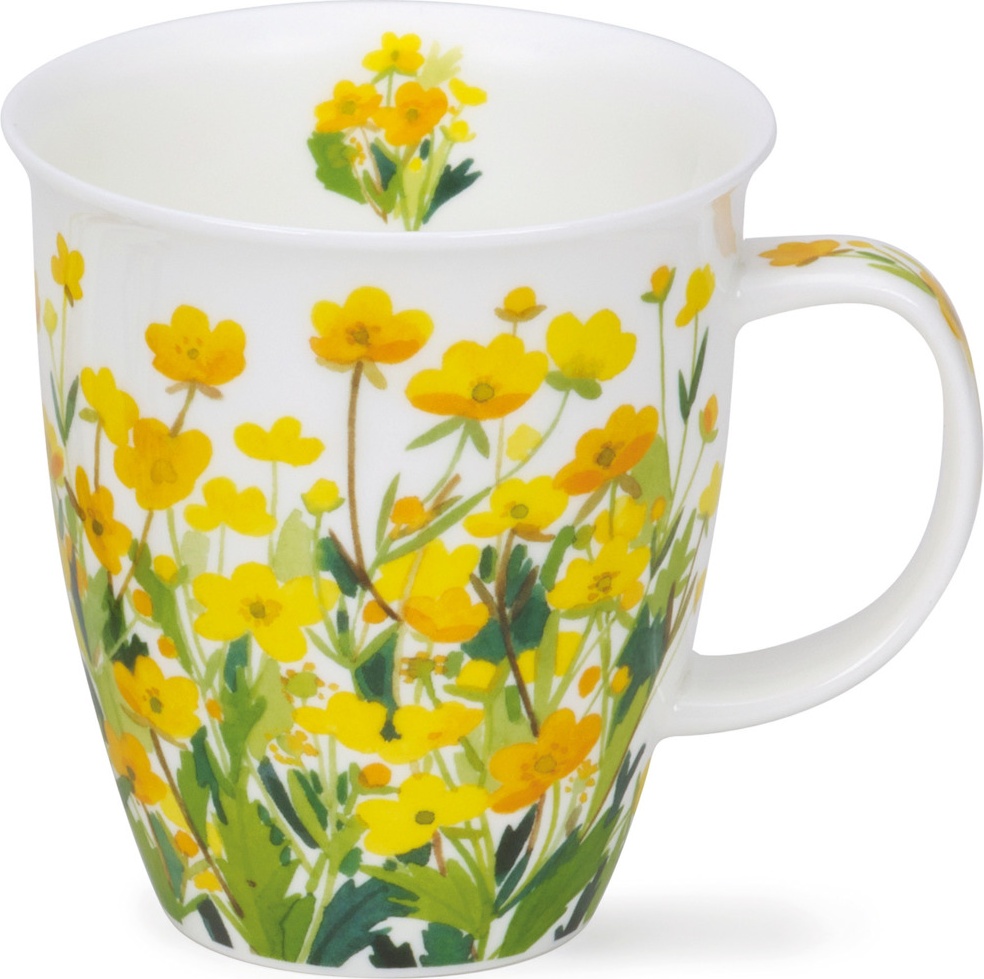10649778 Dunoon Кружка Dunoon "Луговые лютики.Невис" 480мл Фарфор костяной 