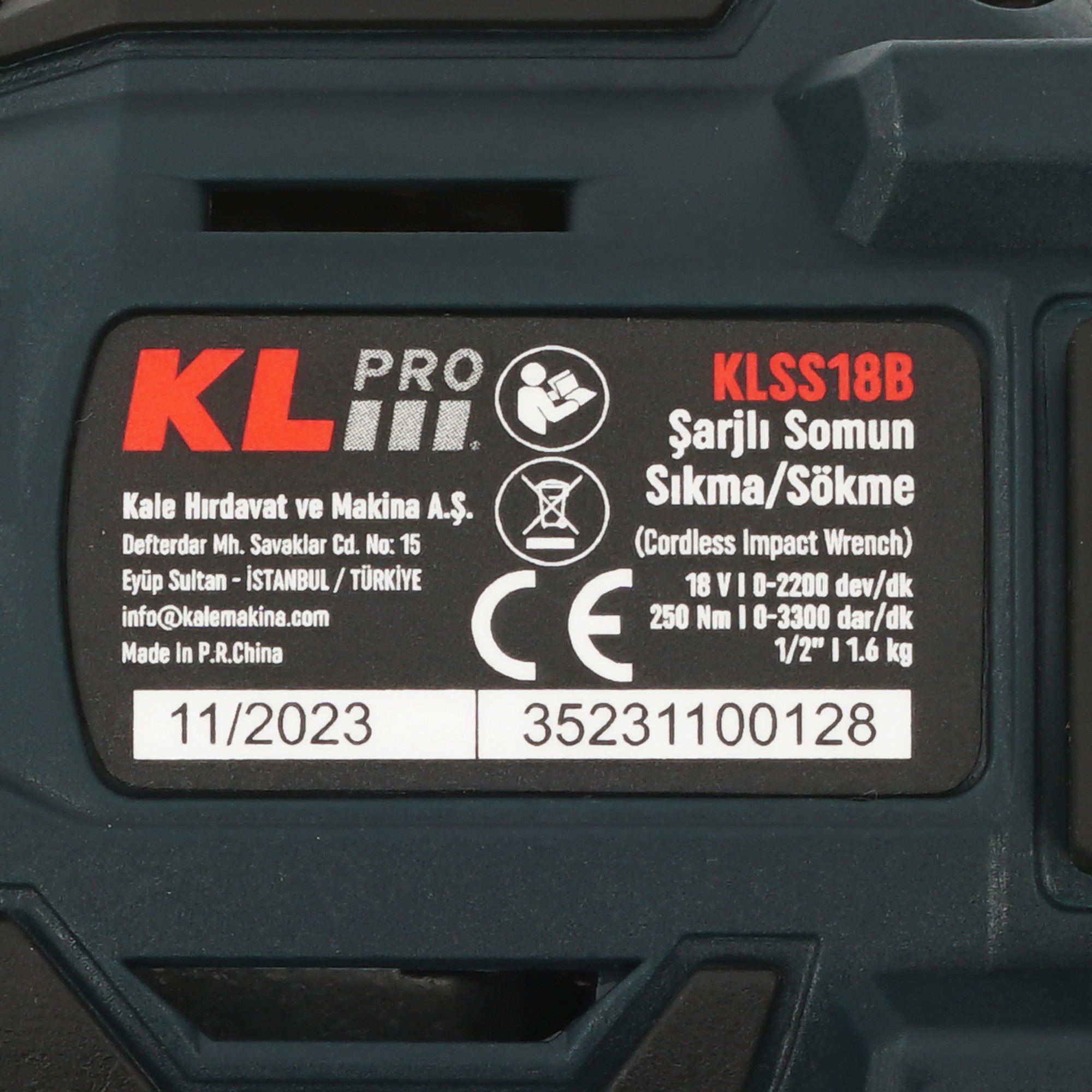 Гайковерт KLPRO KLSS18B-20 9154026 STDN-0087720 - Вид №3