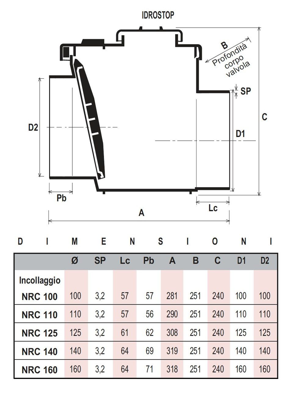 Обратный клапан для склеивания First Corporation First Plast ARCH-00044695 - Вид №1