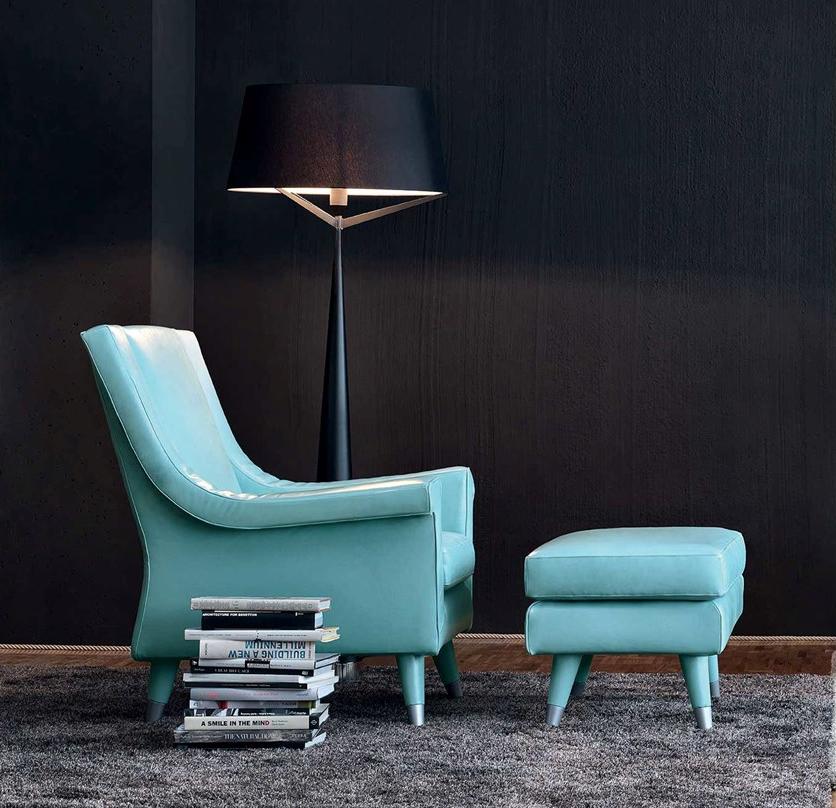 Bodema Кожаное кресло Bergere Havana Hav001/hav002 - Вид №4