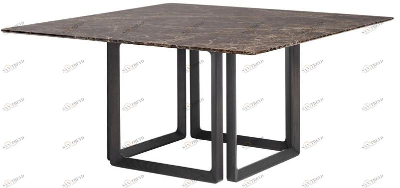 Potocco Квадратный мраморный стол Opus 893/tq