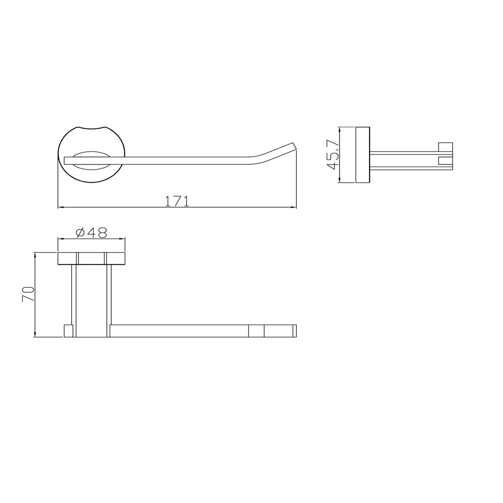Бумагодержатель Raiber R53907А R53907А Santreyd  - Вид №1