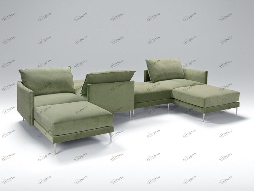 Sits Модульный тканевый диван sun-id-1469402