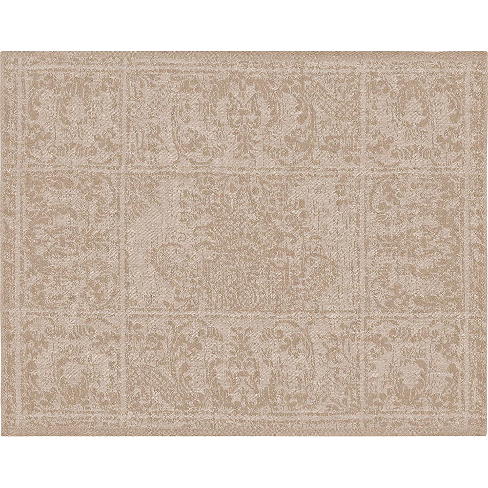 LEI_37_52_38 Подставка под тарелку, 38/47 бежево-розовый 100% лен жаккард LEITNER Santreyd 