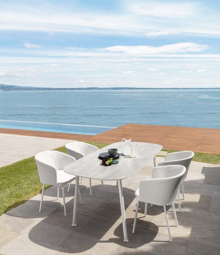 Talenti Прямоугольный садовый стол из керамогранита Slam Slatp230-slatp190 - Вид №1