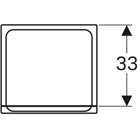 869002000 Высокий шкафчик Geberit Renova Plan с двумя дверями и одним выдвижным ящиком Geberit  - Вид №2