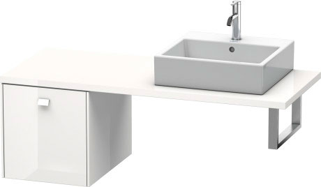 BR513104949 Brioso Шкафчик для консоли Графит матовый, декор Duravit - Вид №2