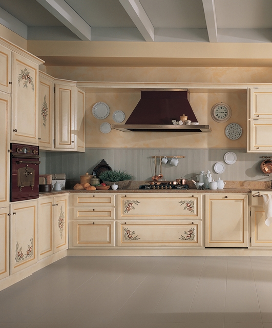 201 Tifernoit Кухня с декором «Гранаты» Cucina