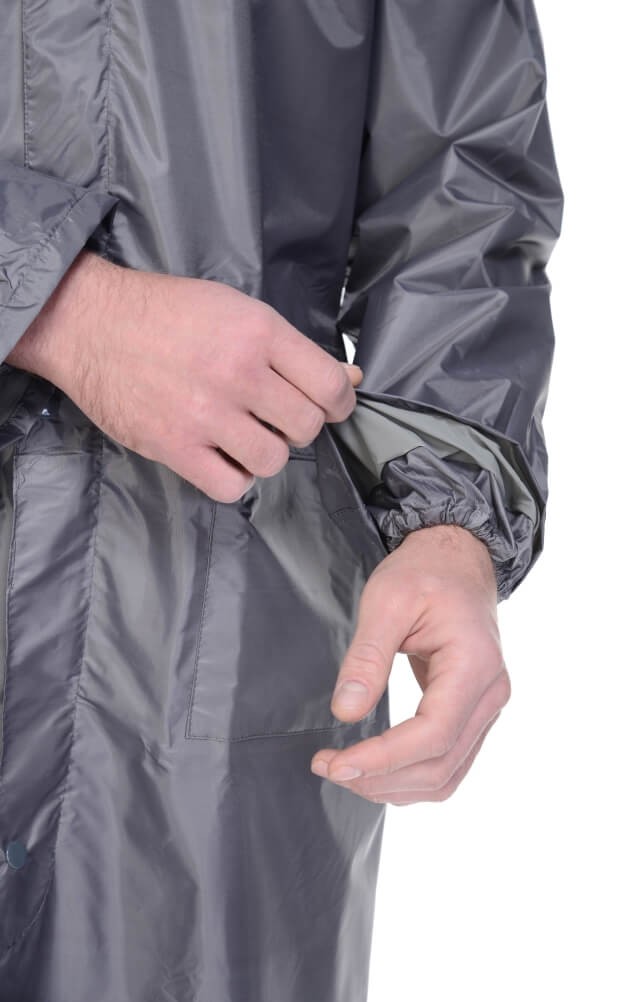 4957145 Плащ "Альбатрос ЛАЙТ" влагозащитный серый  Непромокаемая спецодежда  размер L  - Вид №9