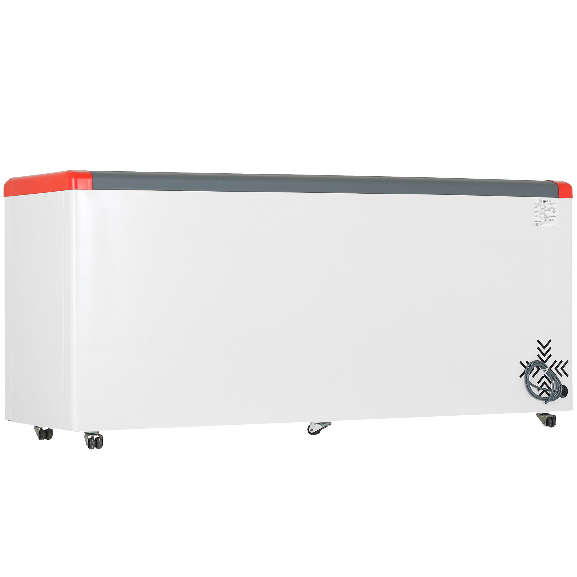 1229589 Морозильный ларь Frostor Gellar FG 700 C белый, красный STDN-0141705 - Вид №3