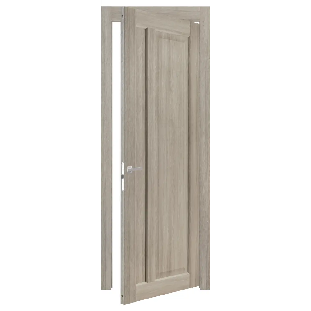Дверь межкомнатная глухая Artens Мария 60x200 см ПВХ цвет шимо с замком в комплекте 82401331 STLM-2198756  - Вид №3