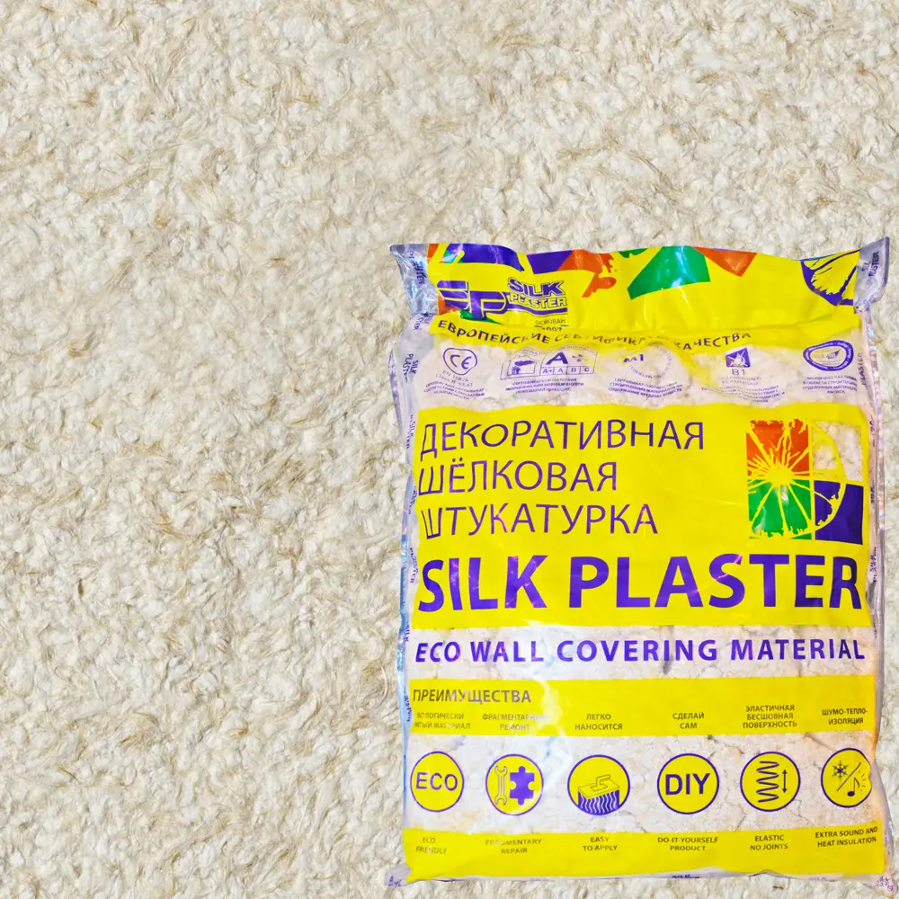 Жидкие обои Silk Plaster Оптима 059 1 кг цвет бежевый/серый STLM-2197410