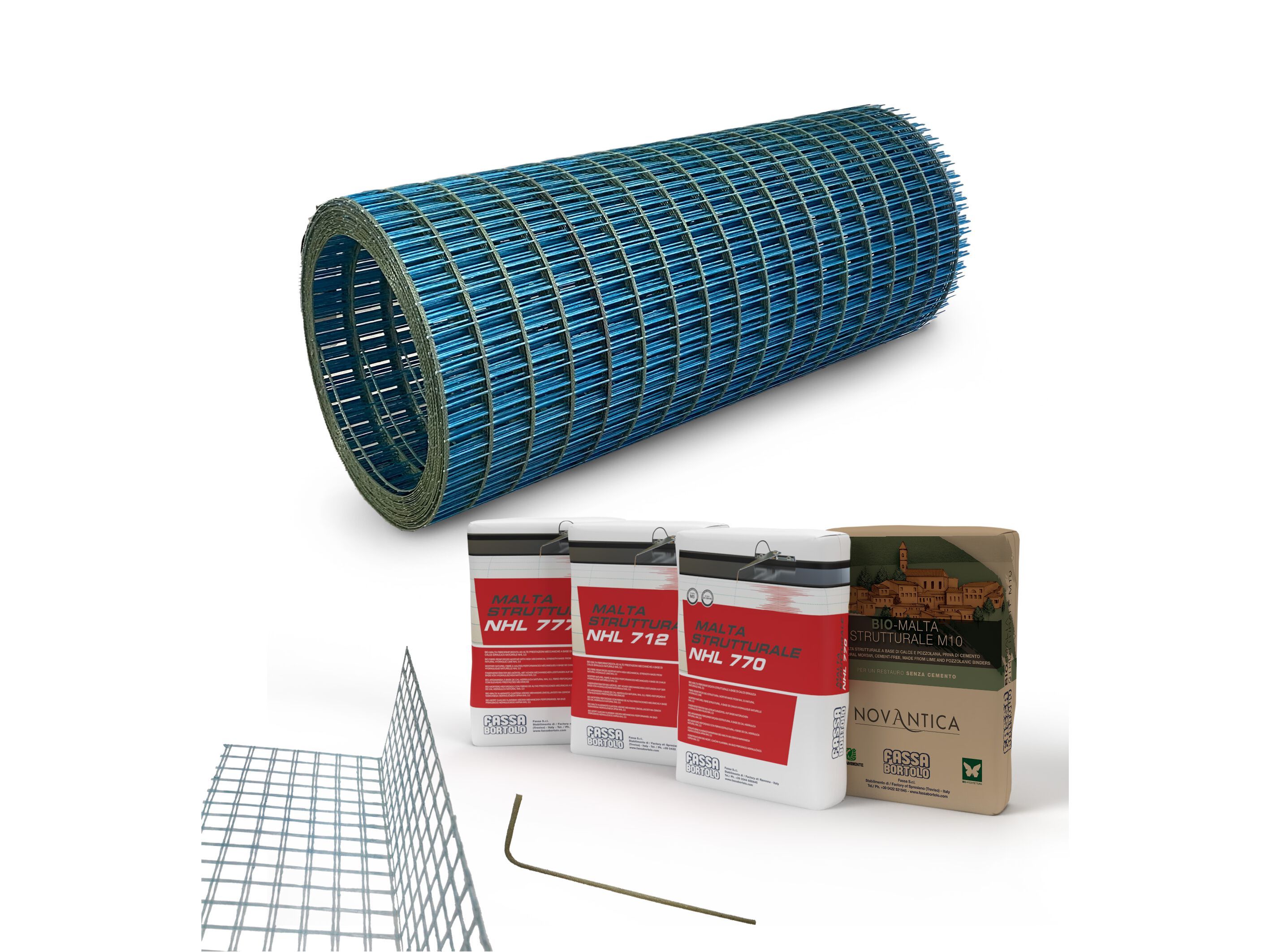 Система армирования кладочных конструкций FASSA растворы и аксессуары для консолидации ARCH-00057867