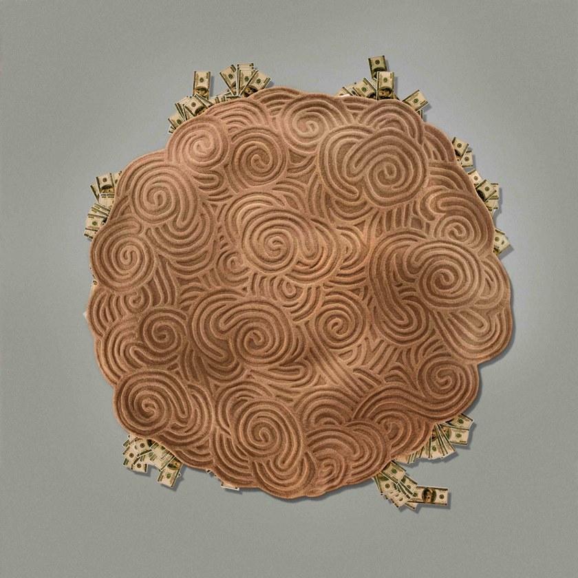 Scarlet Splendour Ковер из шерсти Karesansui sun-id-1504342 - Вид №6