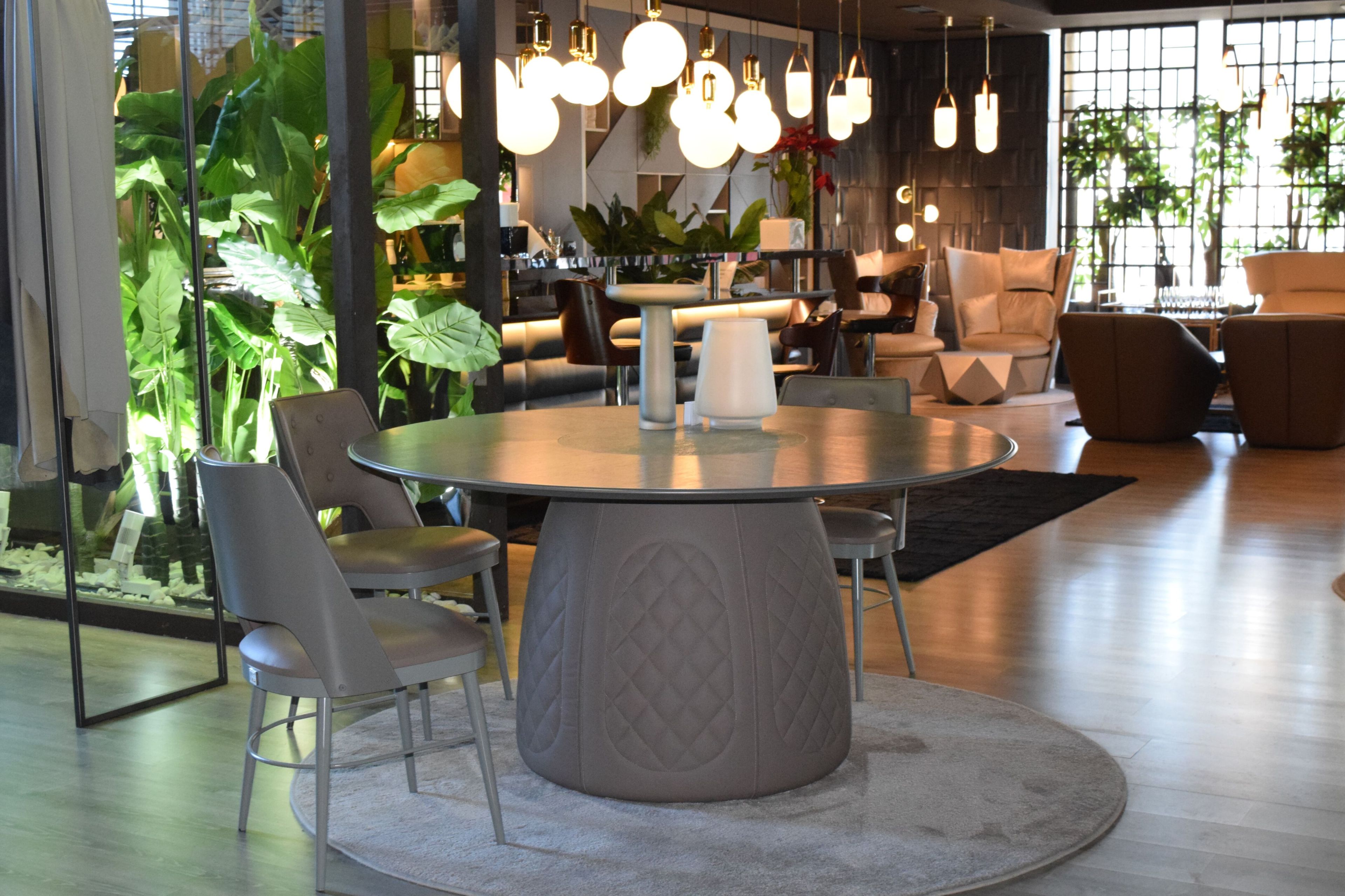 Круглый стол из МДФ с керамической вставкой ABLE POSITANO ARCH-00064596 - Вид №9