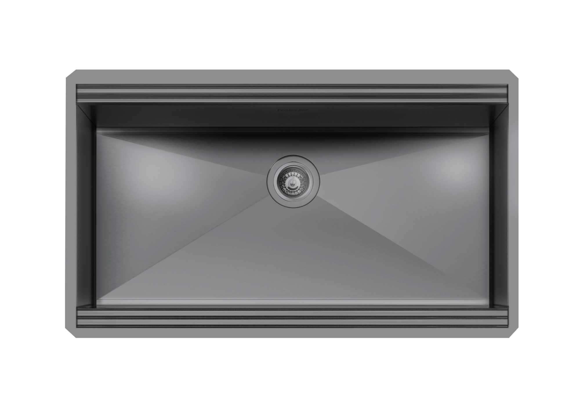 1034856 Кухонная мойка Milanello Gun Metal Workstation 1034 856 Foster 