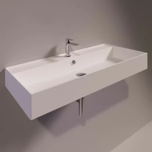 AG101BIANCOMATT Подвесная раковина настенная прямоугольная Simas Agile белая