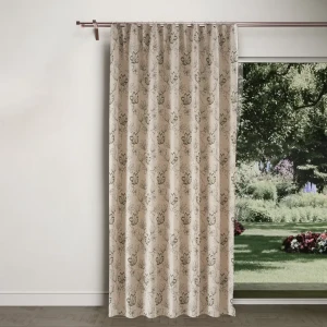 Штора Ilara 200x280 см цвет бежево-зеленый