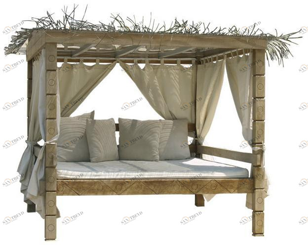 Il Giardino di Legno Грядка из тикового дерева с балдахином Sentosa 519