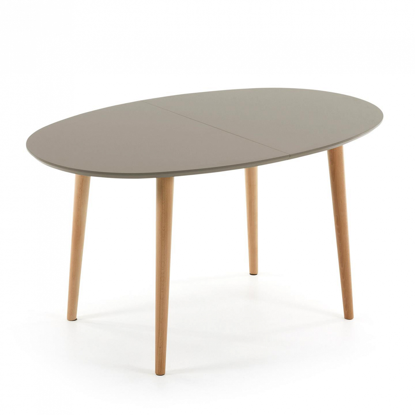 045666 Стол коричневый раздвижной La Forma Oakland  - Вид №6