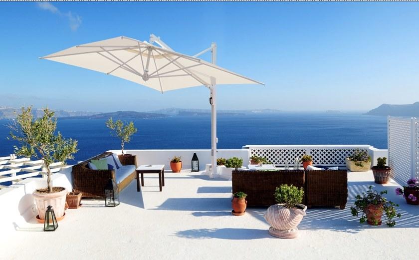 Scolaro Parasol Регулируемый квадратный зонт с боковой стойкой Galileo sun-id-1352146 - Вид №5