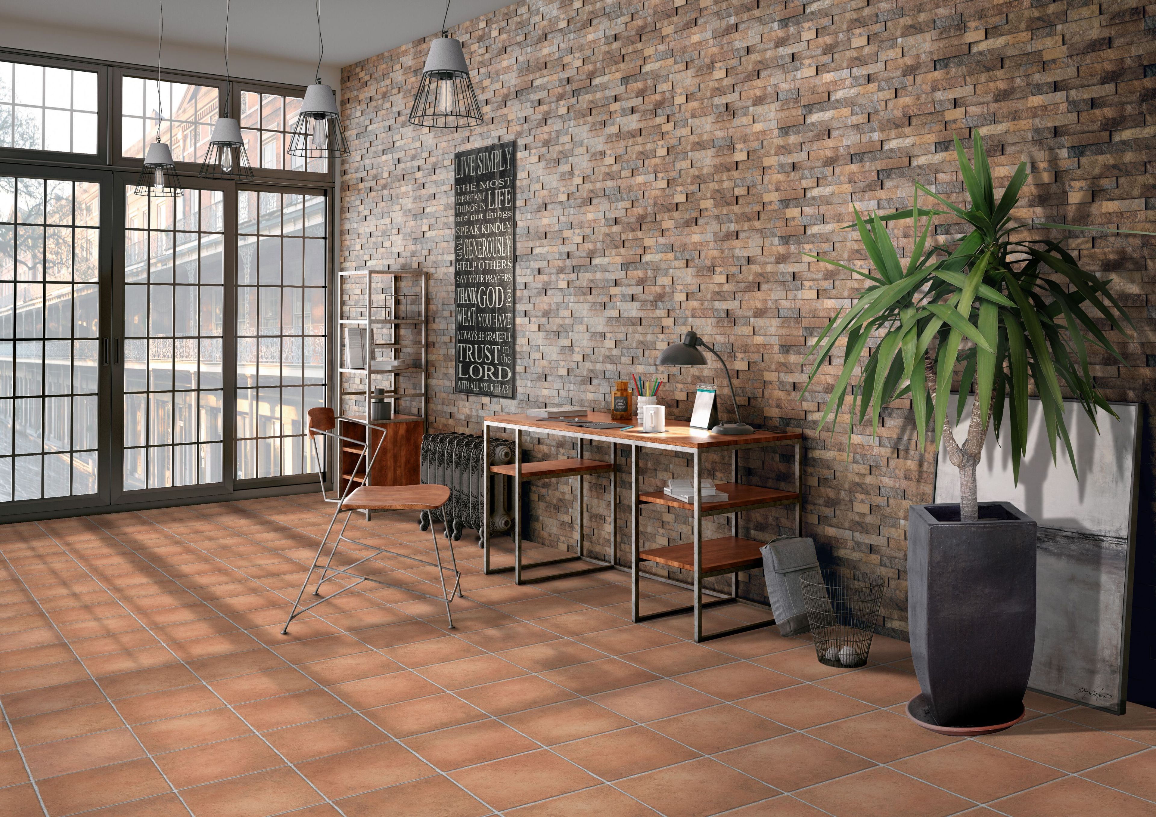 Напольное / керамогранит с терракотовым эффектом KERADOM SELCIAIA ARCH-00127664 - Вид №5