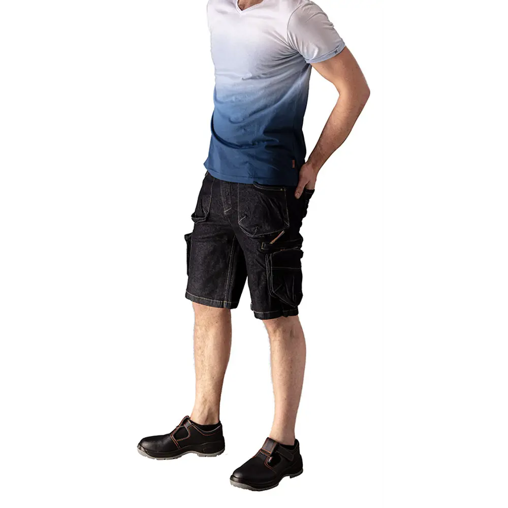 Футболка мужская Neo Tools Denim бело-синяя размер XL рост 187 83304218 STLM-2074444  - Вид №2