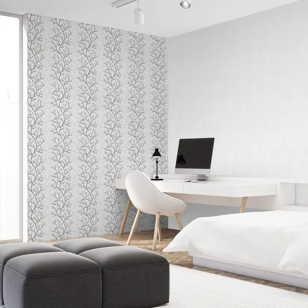 Обои флизелиновые Ateliero Nordic серые 1.06 м AT38273-01 STLM-2114168 - Вид №3