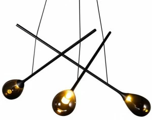 pulpo Светодиодный подвесной светильник из стали и стекла