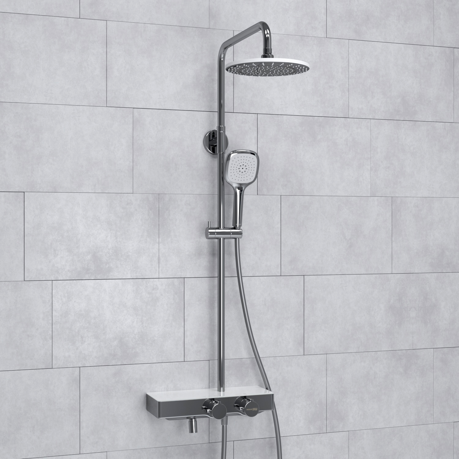 A113.067.065.CH Thermo Душевой комплект с термостатическим смесителем WasserKRAFT 