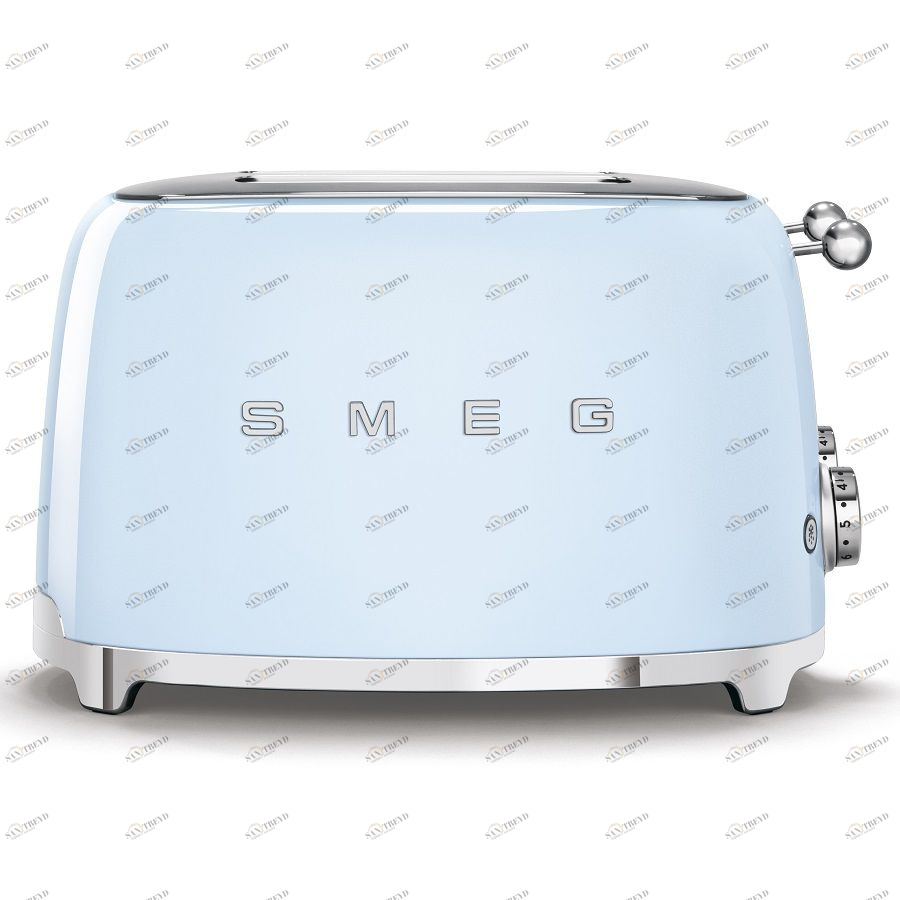 Тостер Smeg на 4 ломтика, голубой TSF03PBEU