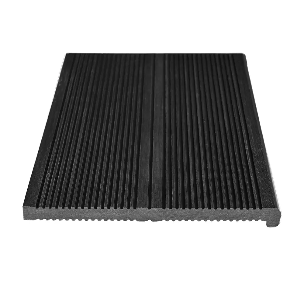 Ступень Groentec прямая ДПК 320x30x4000 мм цвет антрацит STLM-2113943 - Вид №1