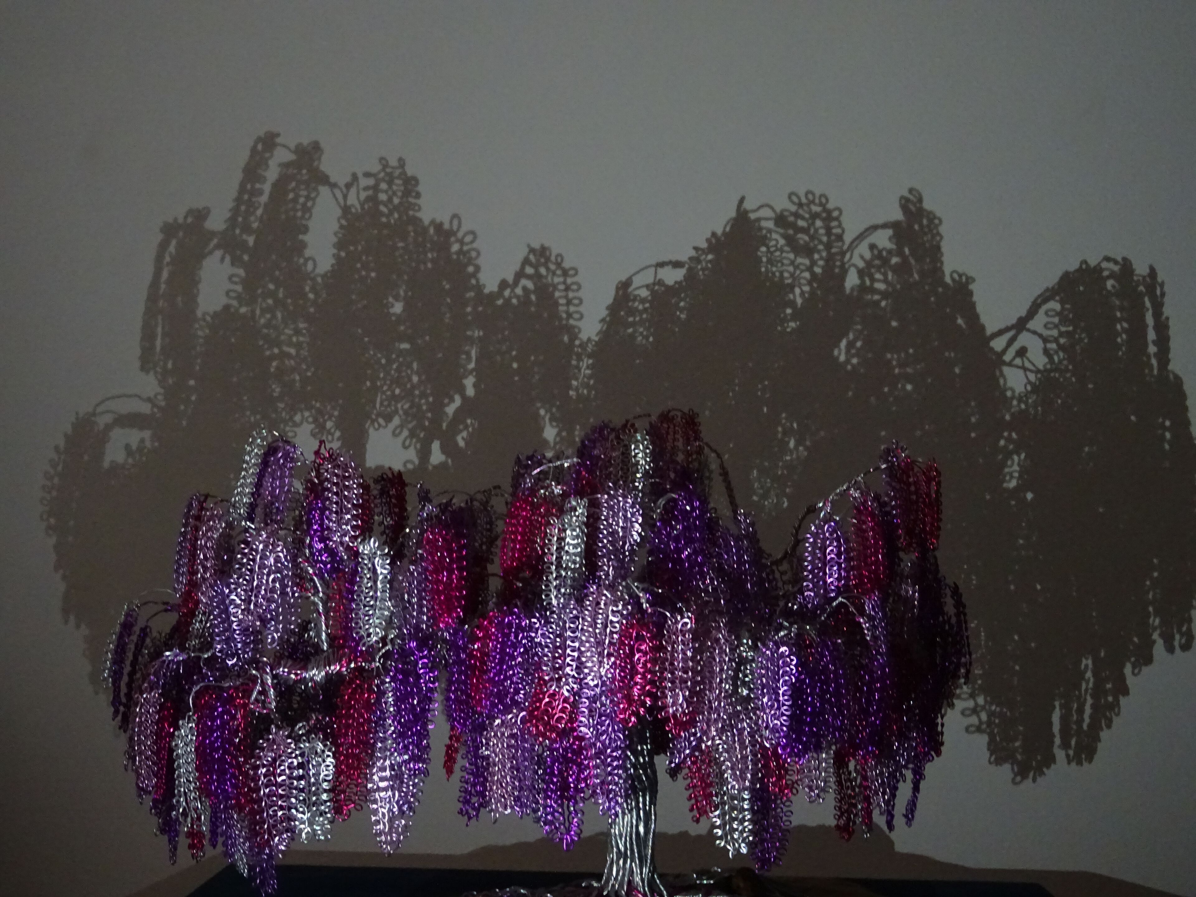 Скульптура из алюминия и оливкового дерева Mosche Bianche Zen Bonsai ARCH-00005033 - Вид №4