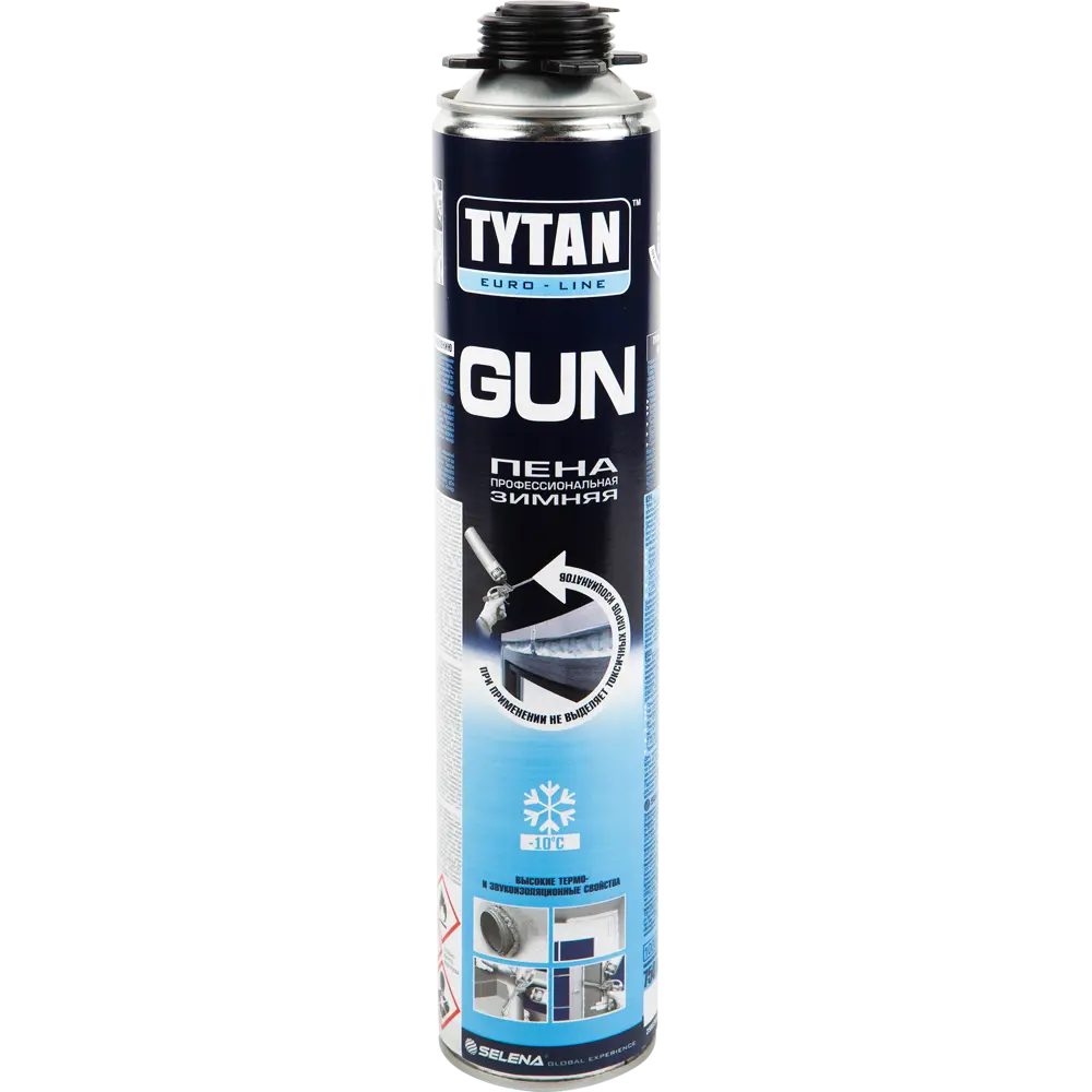 Пена монтажная пистолетная Tytan Euro-Line зима профессиональная 750 мл STLM-2149418