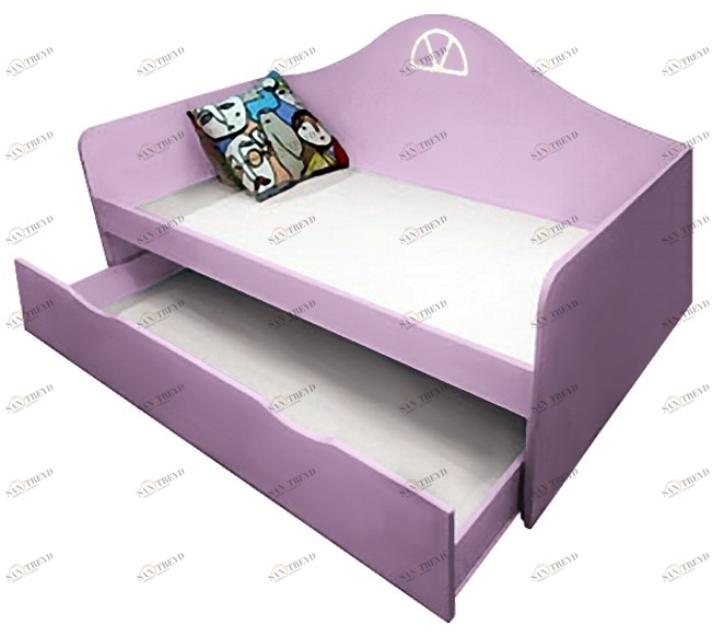 Детский диван-кровать с дополнительным спальным местом "Амстердам" МАНДАРИН АМСТЕРДАМ 179540 Розовый Santreyd 