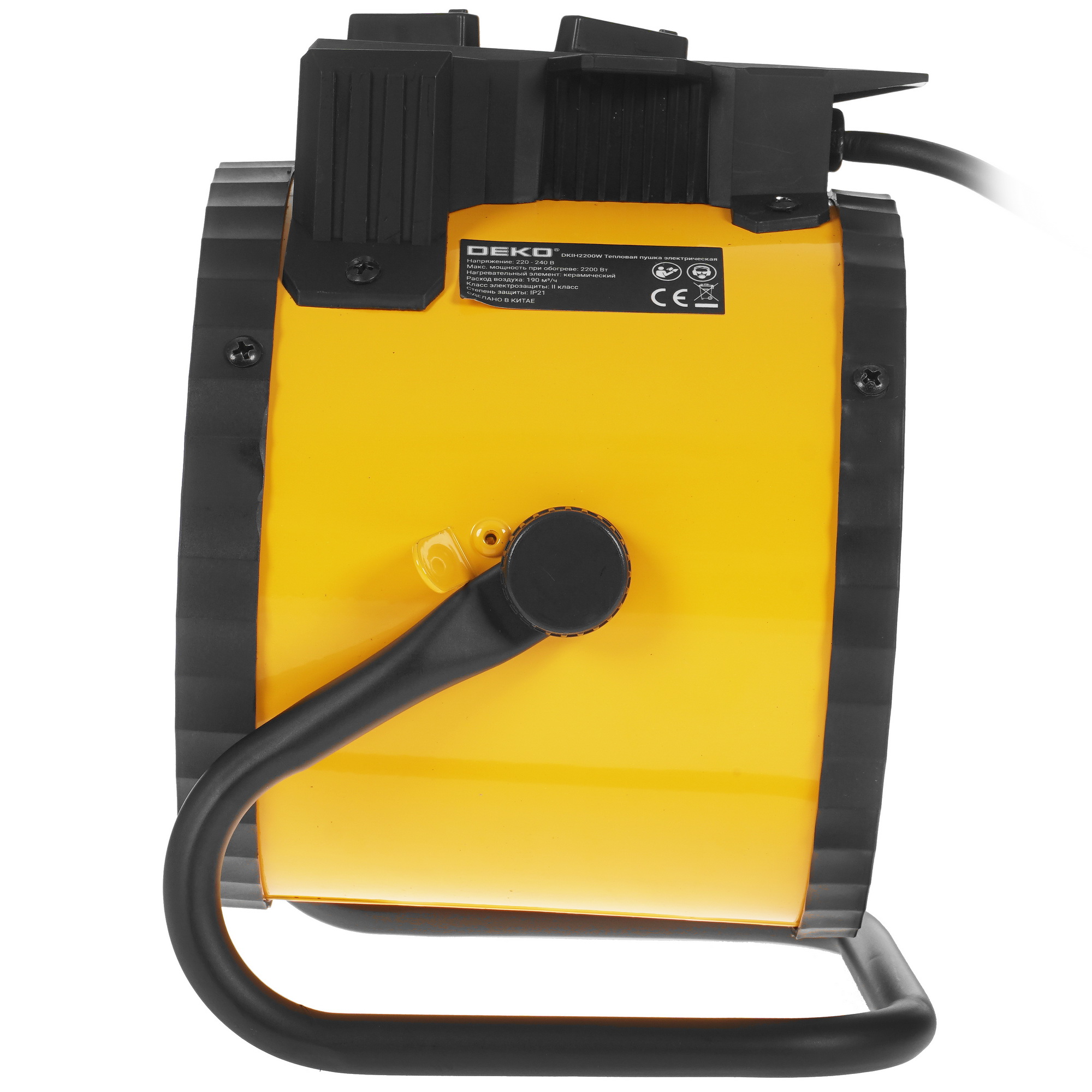 5074000 Тепловая пушка электрическая DEKO DKIH2200W STDN-0100877 - Вид №2