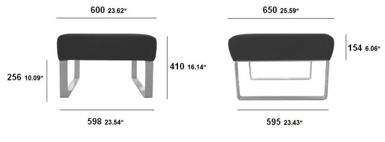Ткань пуф SITIA фиолетовый ARCH-00005072 - Вид №3