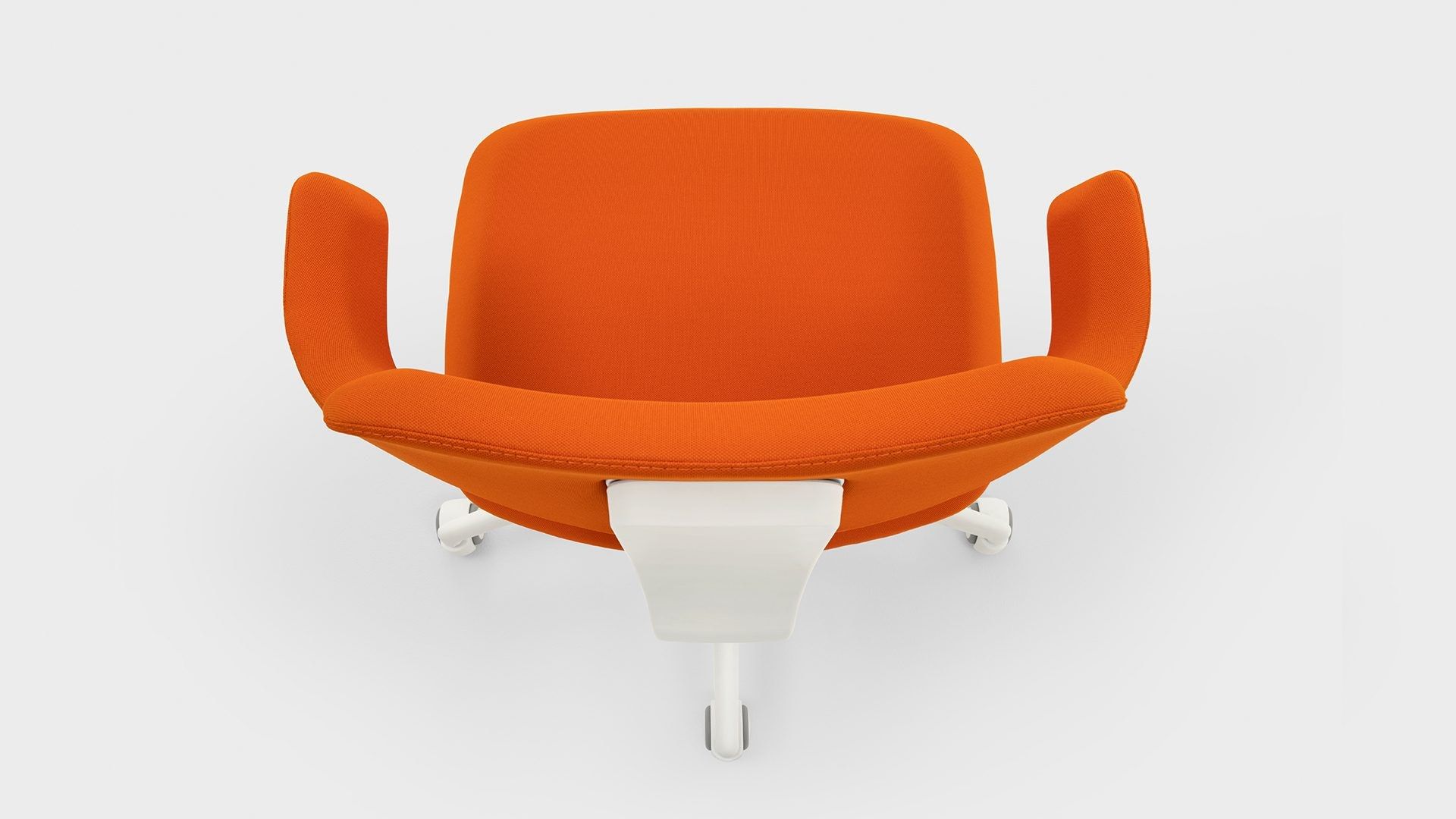 Офисное кресло из ткани с колесами и подлокотниками с 5 спицами Viganò JOLIE ARCH-00148577 - Вид №2