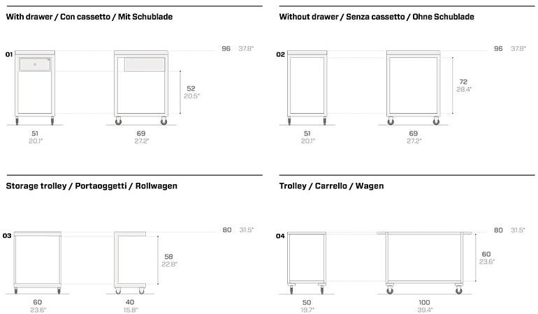 Fantin Тележка из технического металла Run sun-id-1467149 - Вид №3