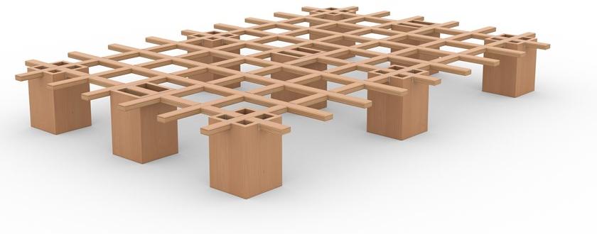 Tojo Möbel Основание для двуспальной кровати из бука sun-id-1463532 - Вид №17