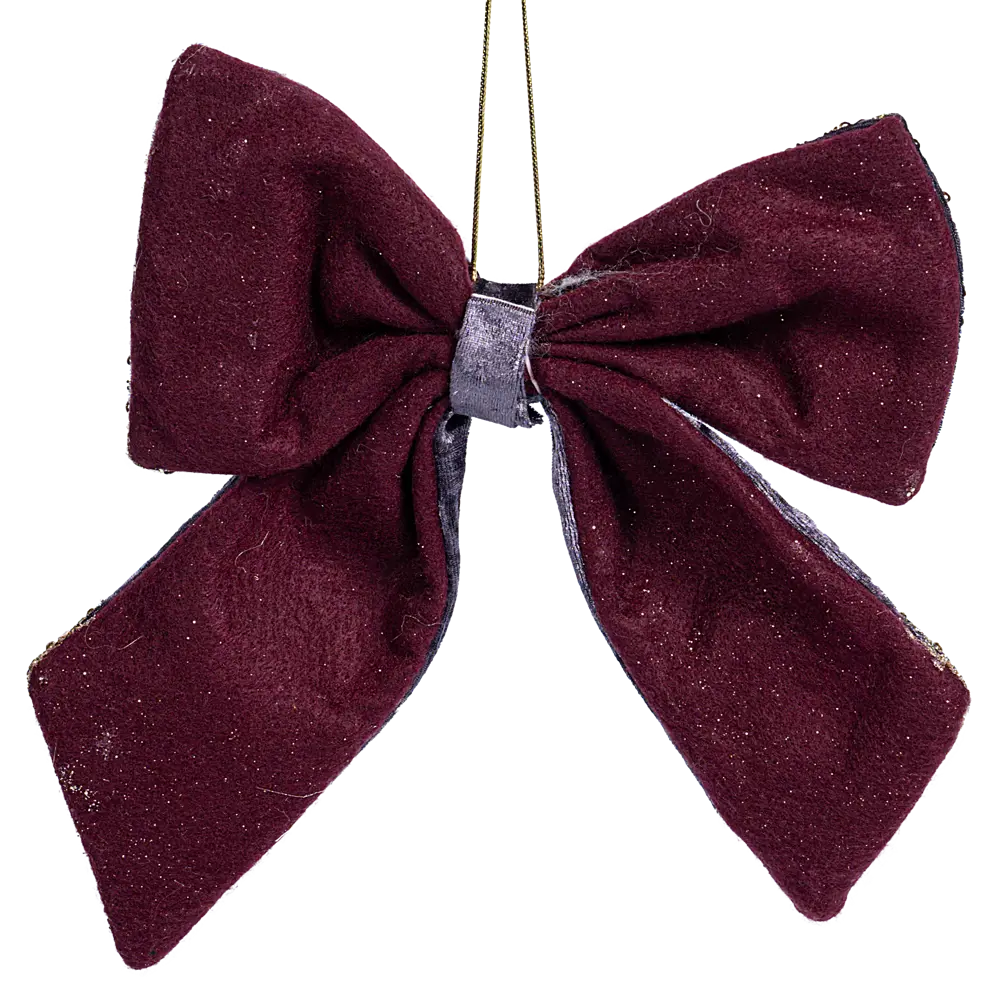 89368971 Украшение декоративное Бант 22x20 см фиолетовый STLM-1408458 Santreyd  - Вид №2