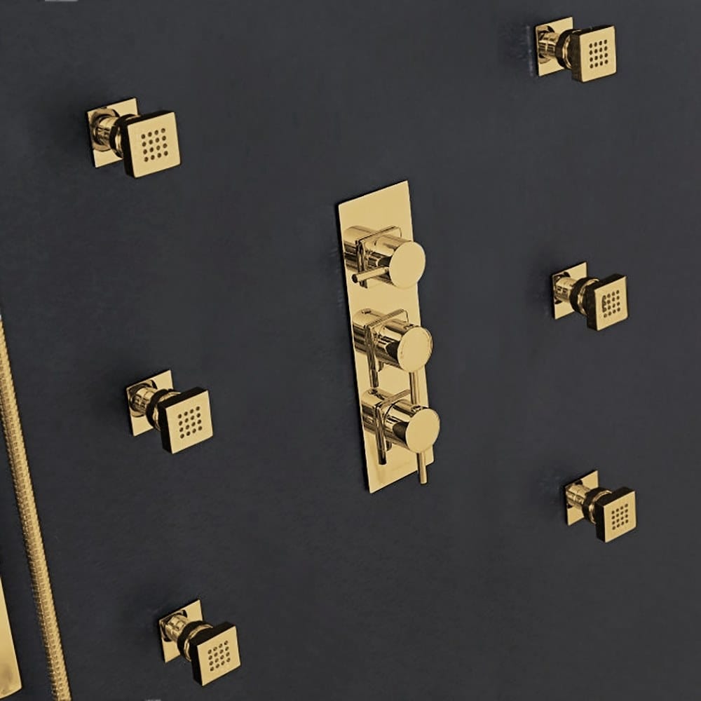 Термостатический набор для душа с гибким блоком питания Fontana Showers питьевой фонтанчик ARCH-00147998 - Вид №2