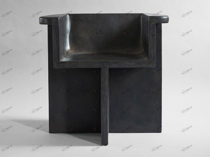 101 Copenhagen Стул из фибробетона с подлокотниками Brutus 201005