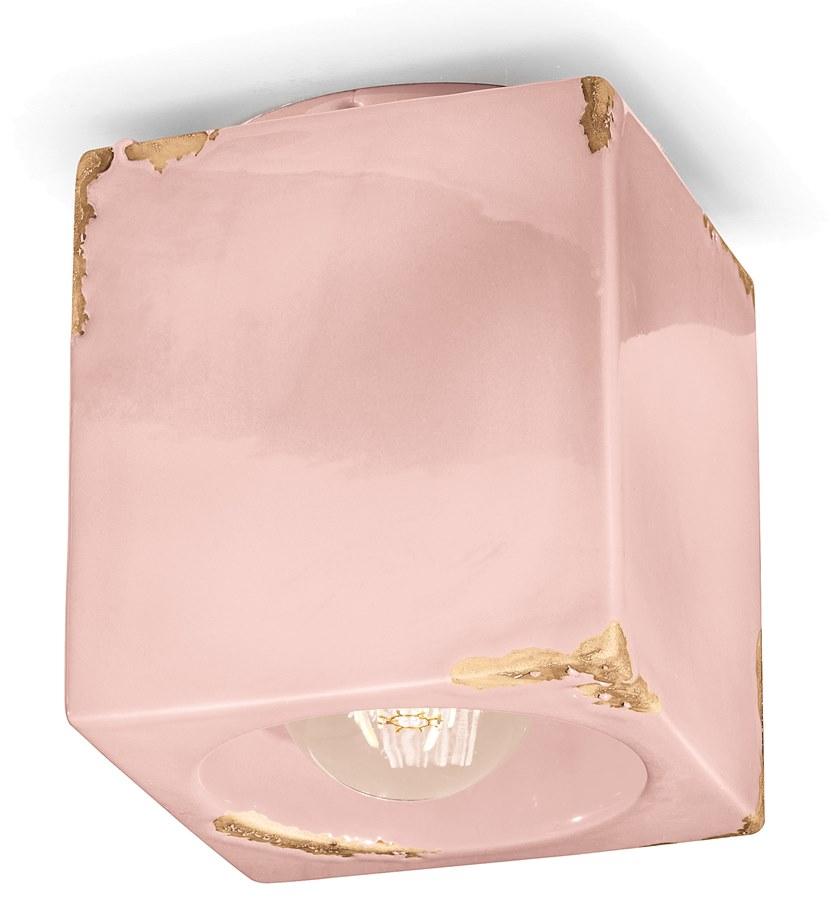 FERROLUCE Квадратный керамический потолочный светильник Vintage C987 - Вид №5