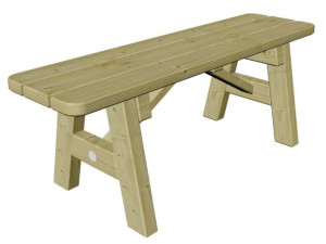 Садовая скамейка из сосны