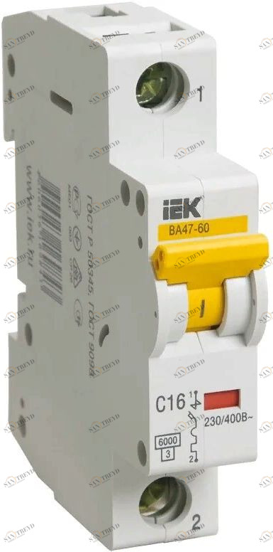 Автоматический выключатель ВА47-29 1Р 20А IEK 2528