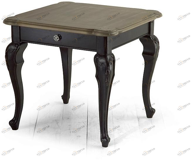 MARIONI Квадратный журнальный столик из массива дерева Rivoli 02028