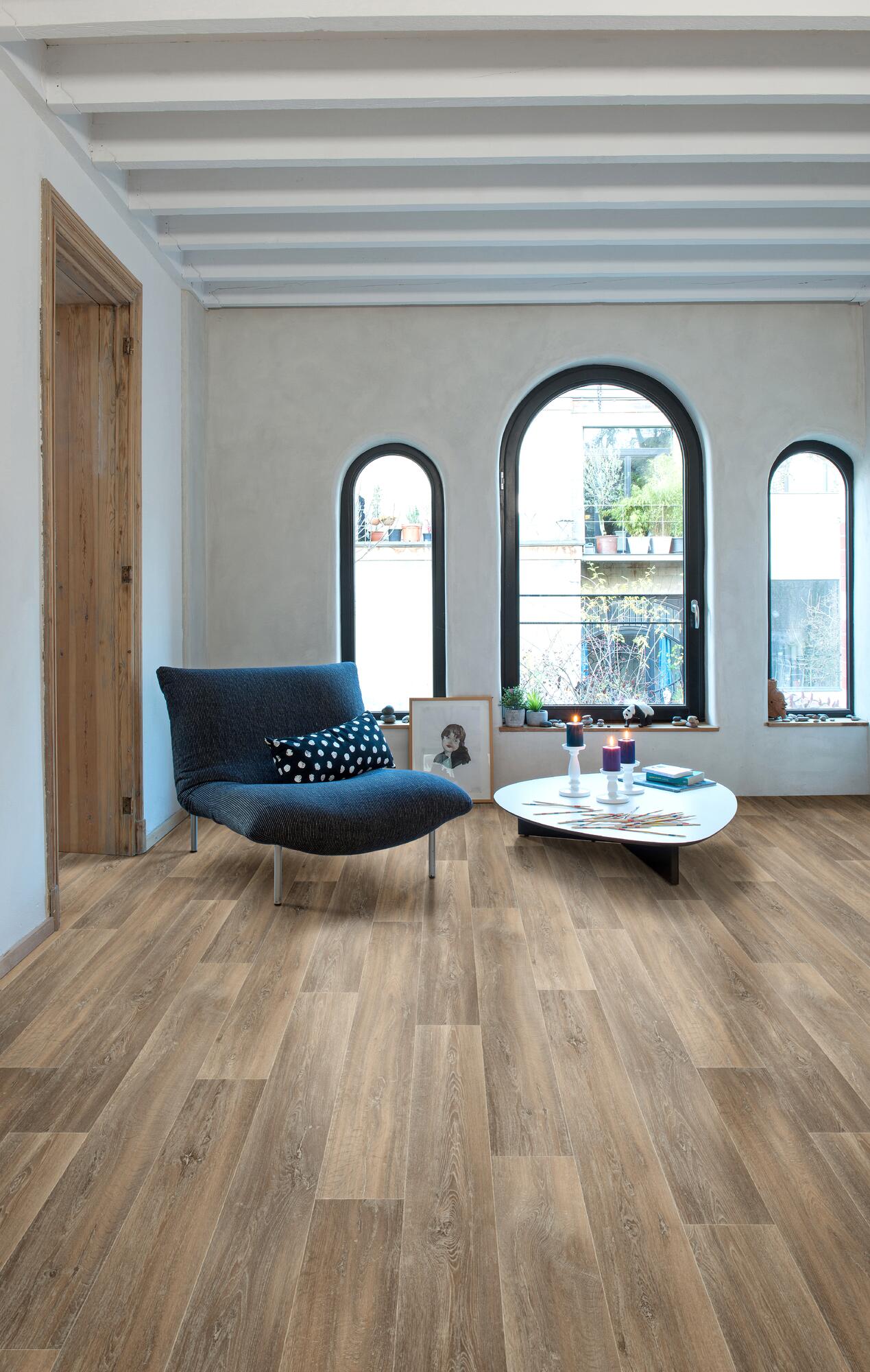 Нескользящий виниловый пол с эффектом дерева BEAUFLOR Tex-style ARCH-00032165 - Вид №5